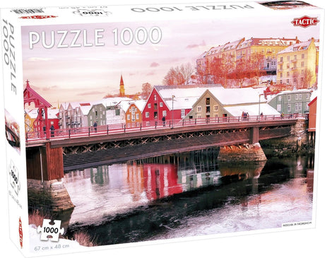 Taktikpuzzle - Nidelva in Trondheim - 1000 Teile