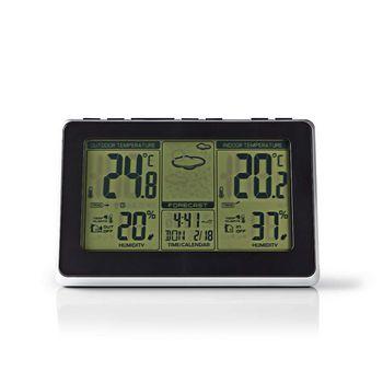Nedis Wetterstation | innen außen | inklusive Funk-Wettersensor | 1 Stück - west400bk west400bk