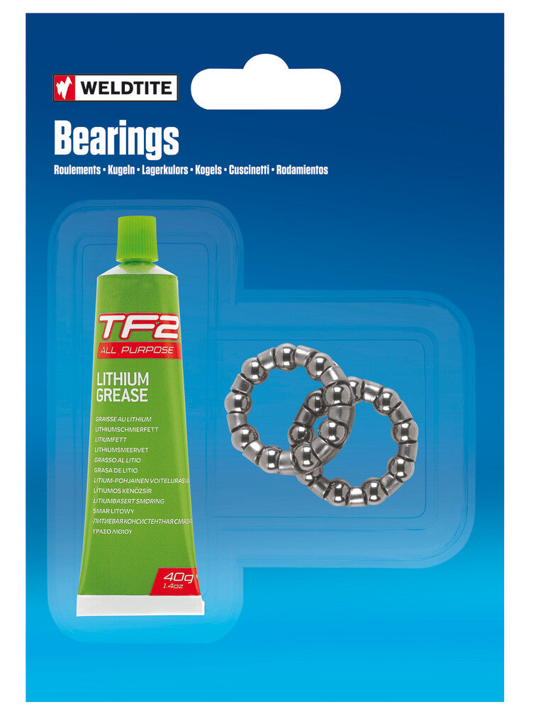 Weldtite TF2 Kugelring BB 1 4" + Lithiumfett