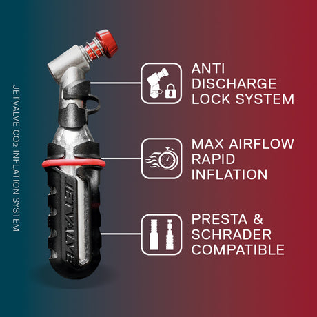 Weldtite Jet Valve CO2-Zylinder, 5 Stück