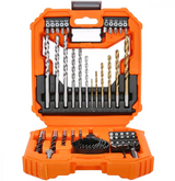 Enzo wellcut wc-db56 bit boor- en gatenzaagset | 56-delig | in opbergkoffer - wc-db56