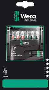 Wera 05136385001 12-teiliges Bit-Check Bitorsion 1 Bit-Set in Kassette – 05136385001