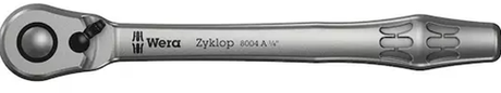 Wera 8004 a zyklop Metallratsche mit Schaltklinke mit 1 4 Antrieb, 1 4 Zoll x 141,0 mm – 1 Stück – 05004004001