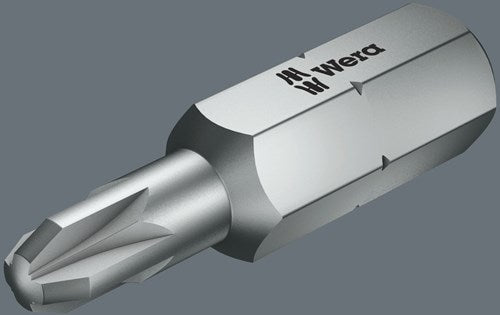 Wera 851 1 RZ Bits Phillips, PH 2 x 25 mm reduzierter Schaftdurchmesser – 1 Stück – 05135009001