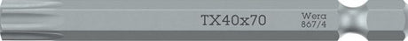 Wera 867 4 Z Torx®-Bits, TX 10 x 70 mm – 1 Stück – 05060100001