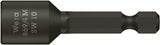 Wera 869 4 m Steckschlüssel-Bit, magnetisch, 11,0 x 50 mm – 1 Stück – 05060426001
