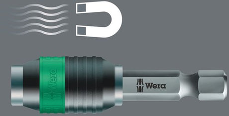 Wera 889 4 1 K Rapidaptor Universal-Bithalter, 1 4 Zoll x 50 mm x 1 4 Zoll – 1 Stück – 05052502001