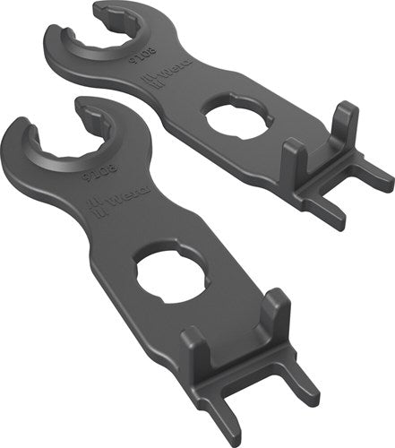 Wera 9108 2 Sätze Montageschlüssel für Steckverbindungen, Typ MC4, 2-teilig - 05136700001