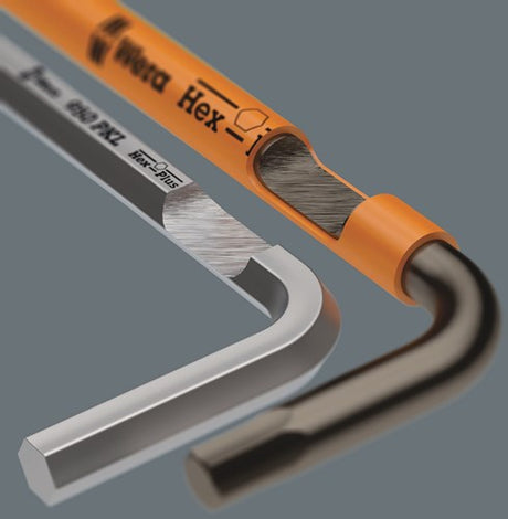 Wera 05073593001 950 spkl 9 sm n sb 9-teiliger Sechskant-Plus-Mehrfarben-Inbusschlüssel – 1,5–10 mm