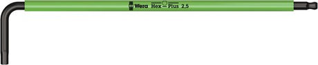 Wera 950 spkl Winkelschlüssel mehrfarbig, metrisch, Blacklaser, Sechskant-Plus, 2,5 mm – 1 Stück – 05022604001