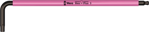 Wera 950 spkl Winkelschlüssel mehrfarbig, metrisch, Blacklaser, Sechskant-Plus, 3,0 mm – 1 Stück – 05022606001