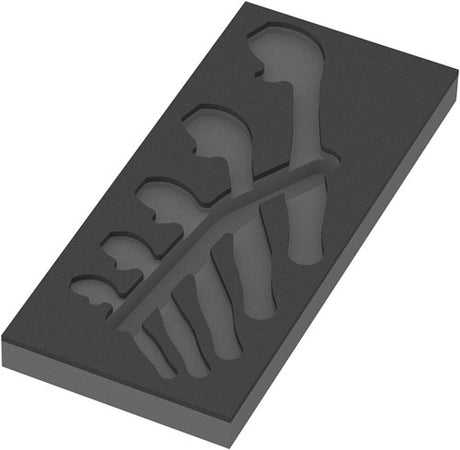 Wera 9832 Schaumstoffeinlage für 6004 Joker Set 1, ohne Werkzeug, 172 x 30 x 392 mm - 05137332001