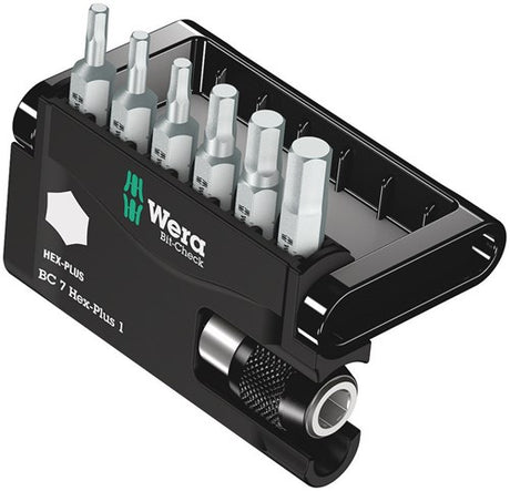 Wera Bit-Check 7 hex-plus 1, 7 -teilig - 1 Stück(e) - 05056168001