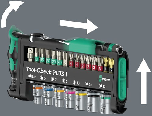 Wera Tool-Check Plus Imperial 1 Werkzeugset Tool-Check Plus Imperial. 1 Bit Torsion 1