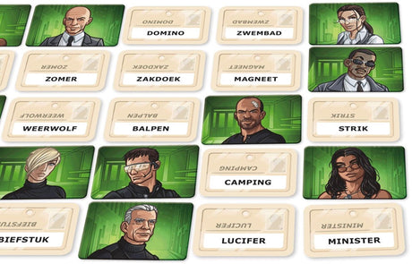 White Goblin Games Codenames Duet Brettspiel (Niederländisch, 2 Spieler, 15 Minuten, ab 10 Jahren)