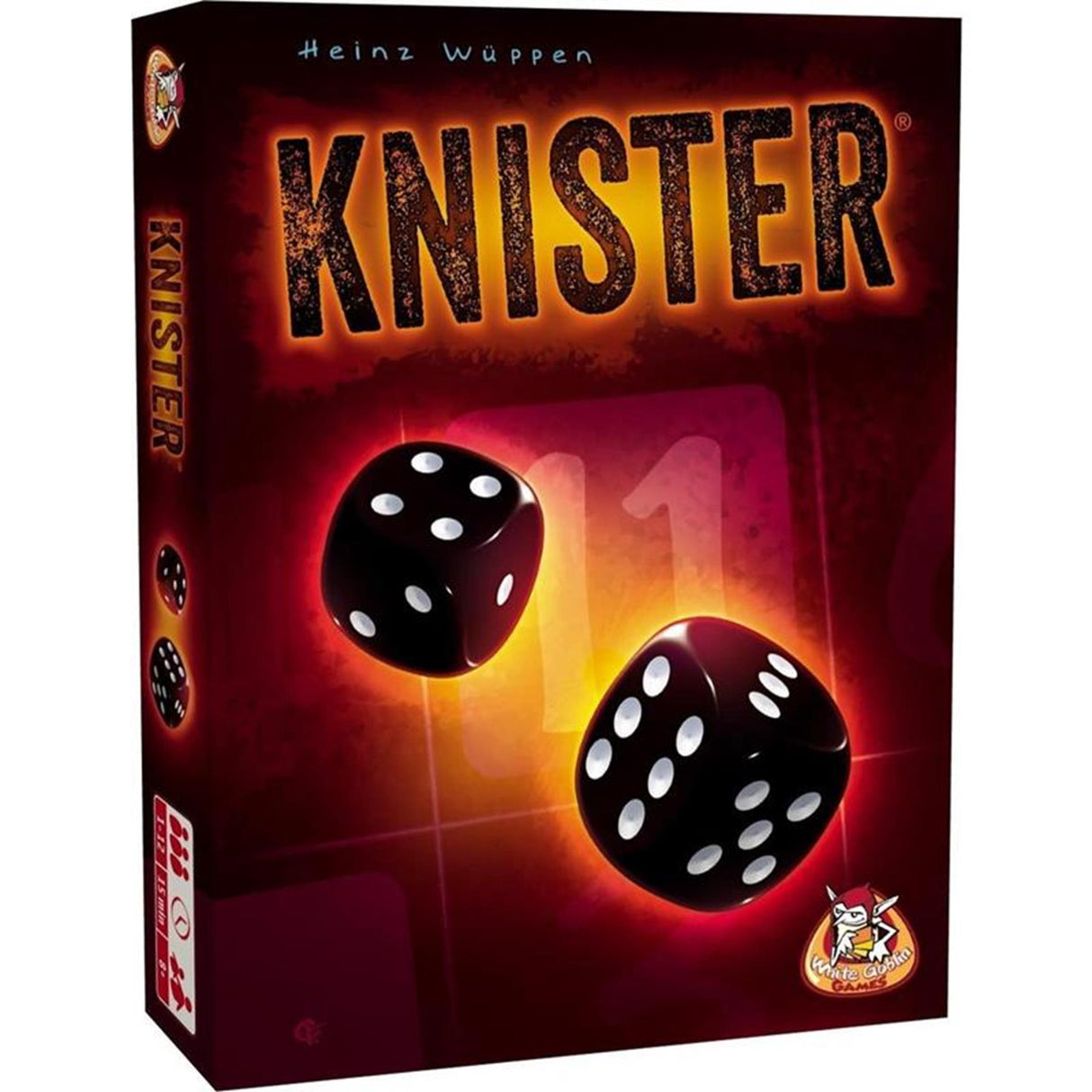 Weiße Kobold-Spiele. Weißes Kobold-Knister-Würfelspiel