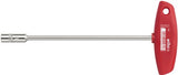 Wiha Steckschlüssel mit Kreuzgriff Sechskant hochglanzvernickelt | 7 x 125 mm – 968 – 00968