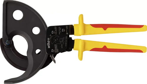 Wiha kabelknipper electric tot 500 mm² met ratelprincipe - 46675