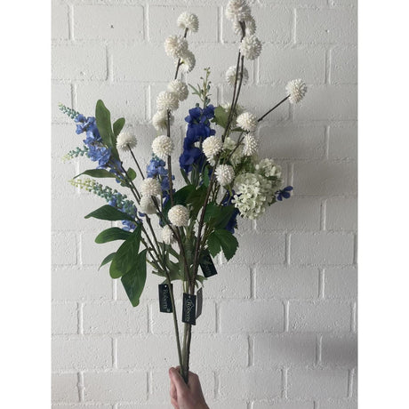 Roberts Collection künstliche Blume Delphinium Spray 100 cm blau
