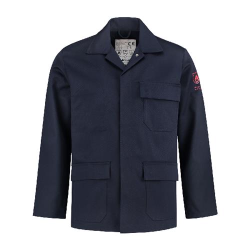 Bestex Arbeitsjacke flammhemmende Asche Baumwolle Polyester Marine m