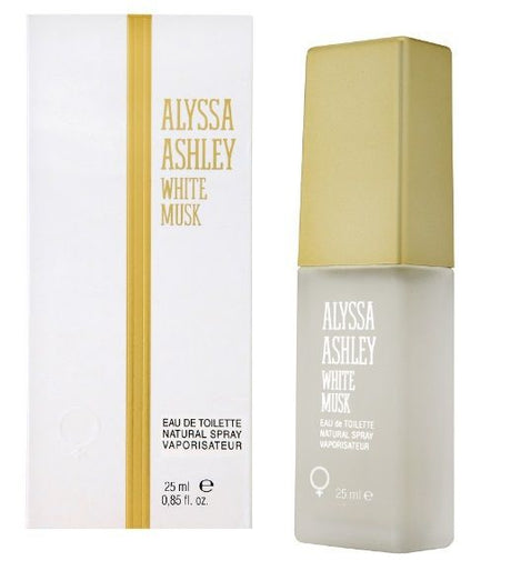 Alyssa Ashley Eau de Toilette Spray weißer Moschus 25 ml Unisex