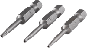Wolfcraft bit-set | torx® met boring | maat 7, 8, 9 | 3-delig - 1260000