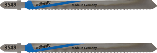 Wolfcraft-Stichsägeblatt | hss | l=130mm | t-schaft | 2 Stück - 3549000