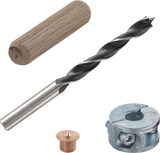 Wolfcraft Dübelset | ø10mm | 25-teilig | 1 Satz - 2918000