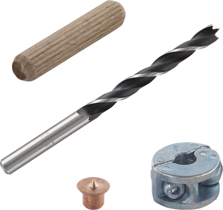 Wolfcraft Dübelset | ø8mm | 28-teilig | 1 Satz - 2917000