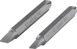 Wolfcraft Doppelbits | solide | PH-Slot | l65mm | 2 Stück - 2407000