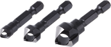 Wolfcraft - Senkbohrer-Set - 3 Senker ø 8, 12, 16 mm - Sechskantschaft - 4375000
