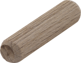 Wolfcraft gerillte Holzdübel | buche | ø10 x 40 mm | 30 Stück - 2910000