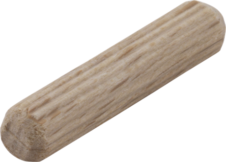 Wolfcraft gerillte Holzdübel | buche | ø6 x 30 mm | 200 Stück - 2905000