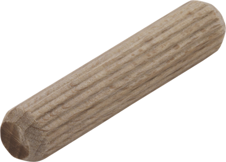 Wolfcraft gerillte Holzdübel | buche | ø8 x 40mm | 150 Stück - 2907000