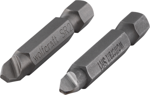 Wolfcraft Schraubenentfernungsset | 2-teilig | sr 1+2 | 1 Satz - 2982000