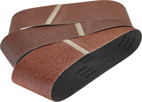 Wolfcraft Schleifbänder | k40, 80, 120 | 76x457mm | 5 Stück - 8415000