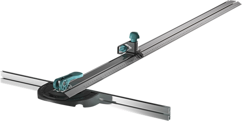 Wolfcraft - Gipsschneider - T-Schiene mit Parallelschneider für Gips - 4008000