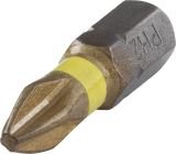 Wolfcraft torsie tin-bit | kruiskop ph2 | 1 stuk - 1323000