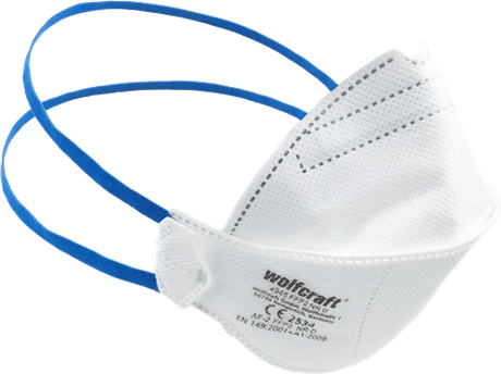Wolfcraft Faltmasken | ffp2 | 2 Stück - 4945000