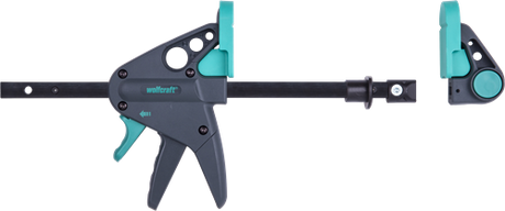 Wolfcraft – Leimklemme für Arbeitstisch – Arbeitsplattenspanner – Werkbankklemme – 3036000