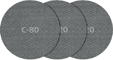 Selbstklebendes Gitter von Wolfcraft | Siliziumkarbid | ø125mm | 5 Stück - 8464000