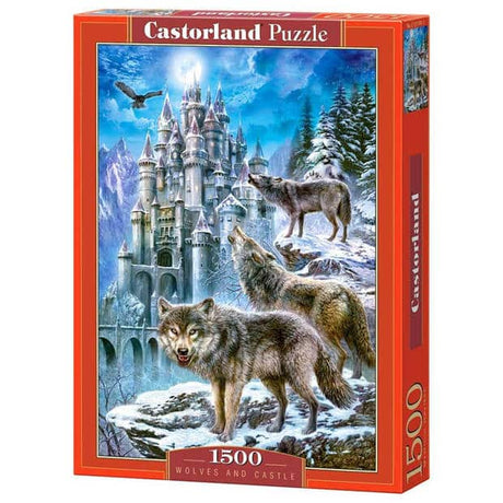 Castorland-Puzzle - Schloss mit Wölfen - 1500 Teile