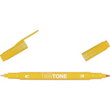 Tombow • Twintone Dual-Tip-Pinselstift, Chromgelb