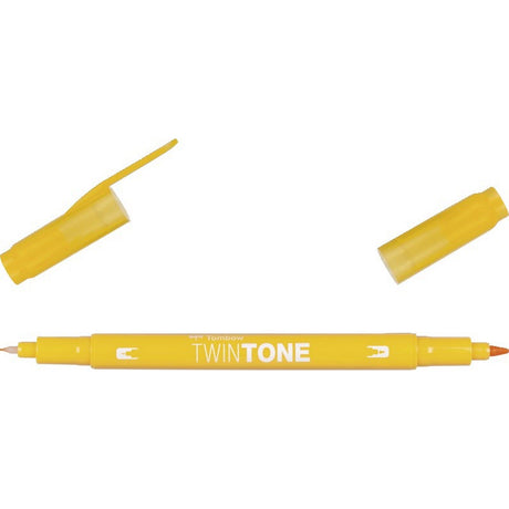 Tombow • Twintone Dual-Tip-Pinselstift, Chromgelb