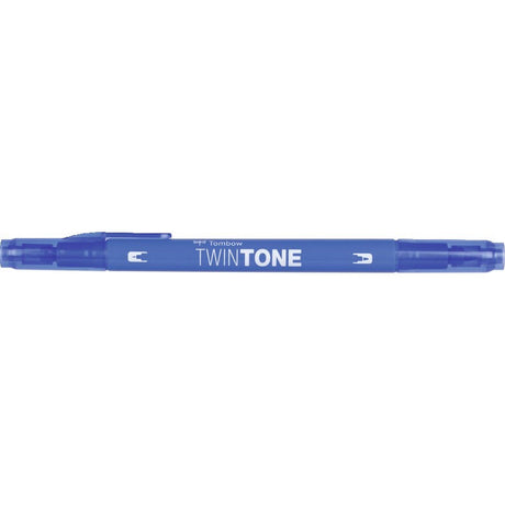 Tombow • Twintone-Pinselstift mit zwei Spitzen, blau