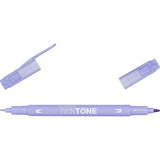 Tombow • Twintone-Pinselstift mit zwei Spitzen, blassviolett