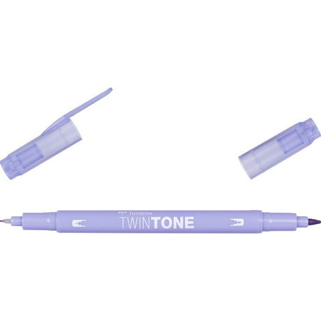 Tombow • Twintone-Pinselstift mit zwei Spitzen, blassviolett