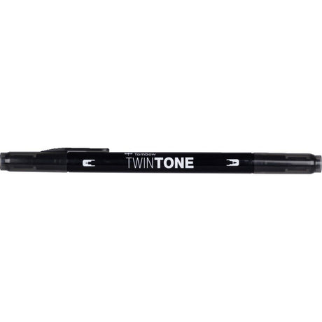 Tombow • Twintone-Pinselstift mit zwei Spitzen, schwarz