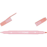 Tombow • Twintone-Pinselstift mit zwei Spitzen, pfirsichrosa
