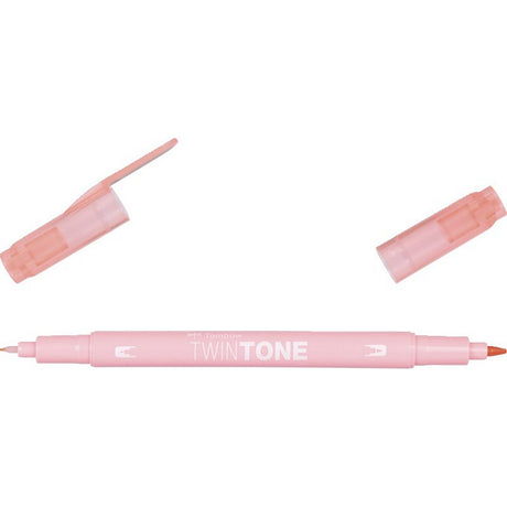 Tombow • Twintone-Pinselstift mit zwei Spitzen, pfirsichrosa